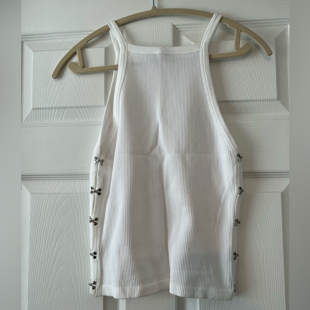 Zara White Tank Top